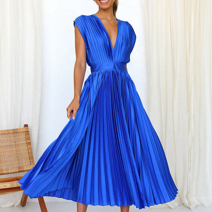 LAVENDER - Pleated Summer Dress