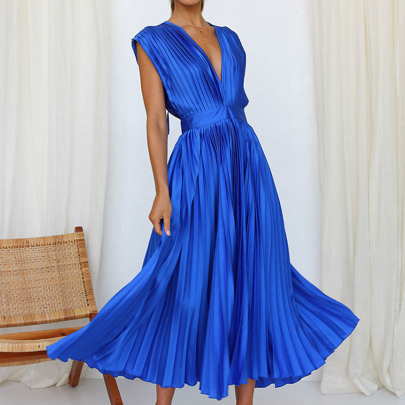 LAVENDER - Pleated Summer Dress