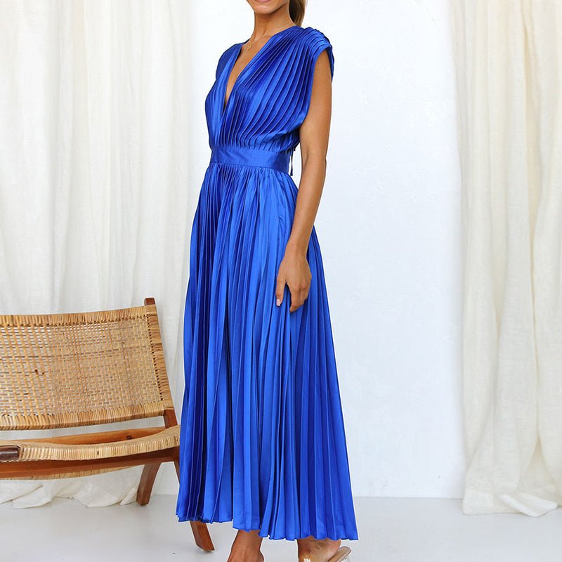 LAVENDER - Pleated Summer Dress