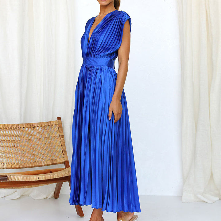 LAVENDER - Pleated Summer Dress