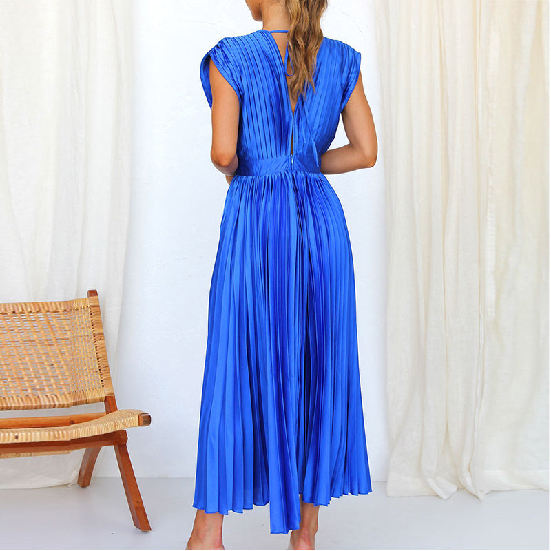 LAVENDER - Pleated Summer Dress