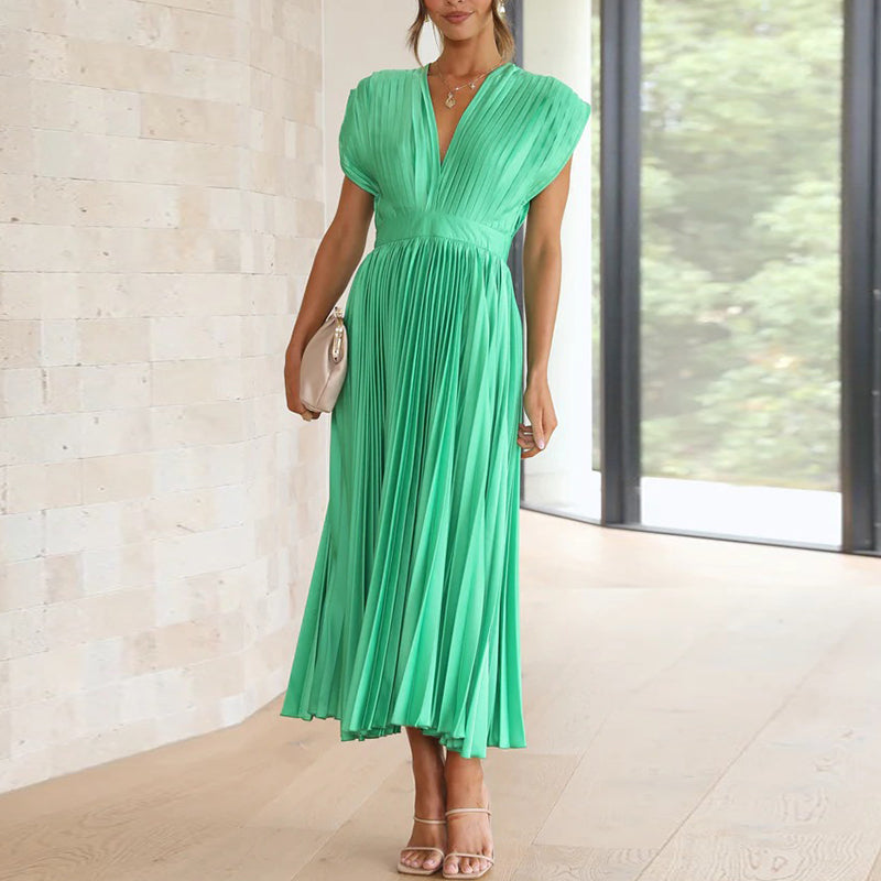 LAVENDER - Pleated Summer Dress
