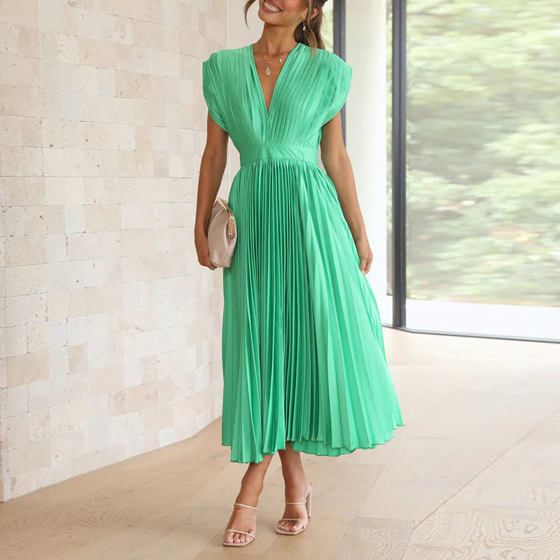 LAVENDER - Pleated Summer Dress