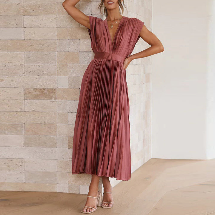 LAVENDER - Pleated Summer Dress