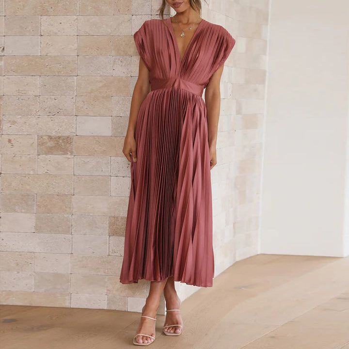 LAVENDER - Pleated Summer Dress