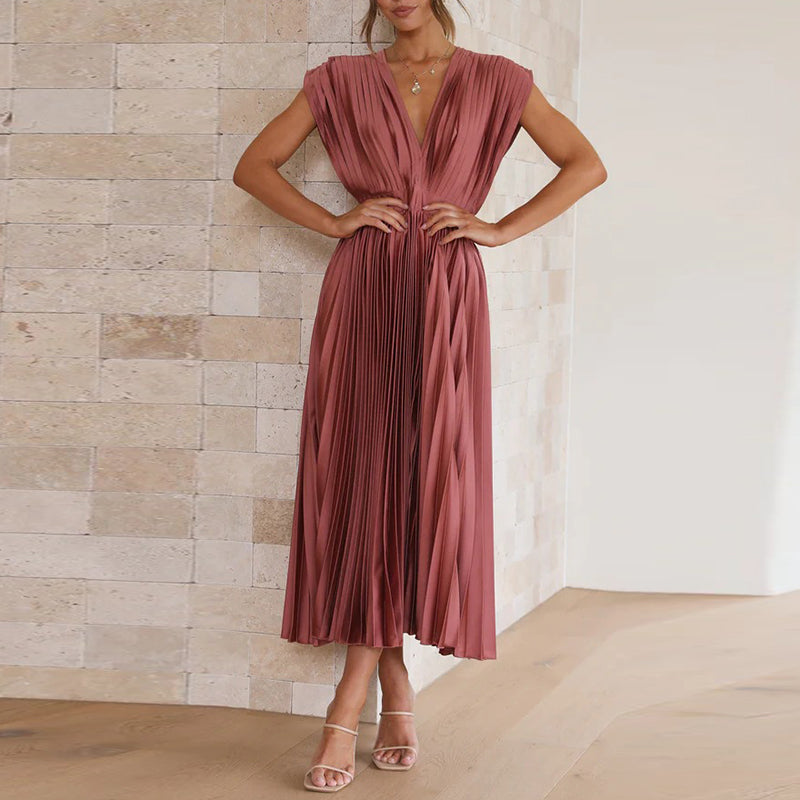 LAVENDER - Pleated Summer Dress