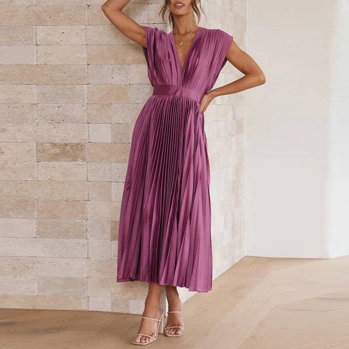 LAVENDER - Pleated Summer Dress