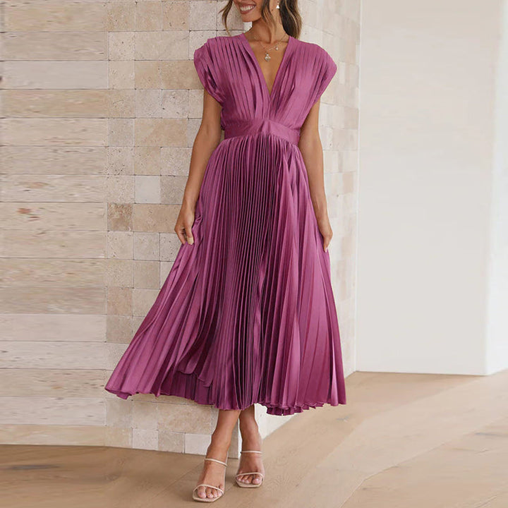 LAVENDER - Pleated Summer Dress