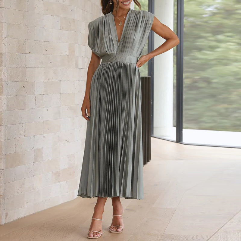 LAVENDER - Pleated Summer Dress