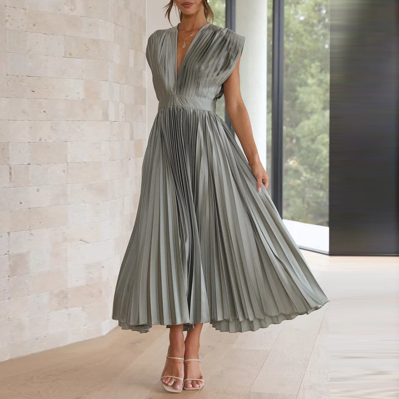 LAVENDER - Pleated Summer Dress