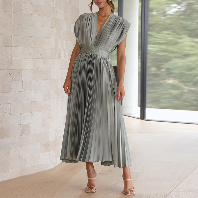 LAVENDER - Pleated Summer Dress