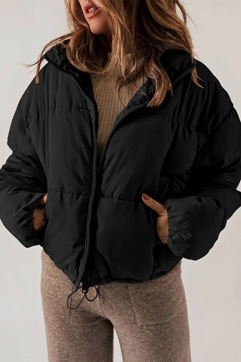 SUTTON - Puffer Jacket with Cinched Waist