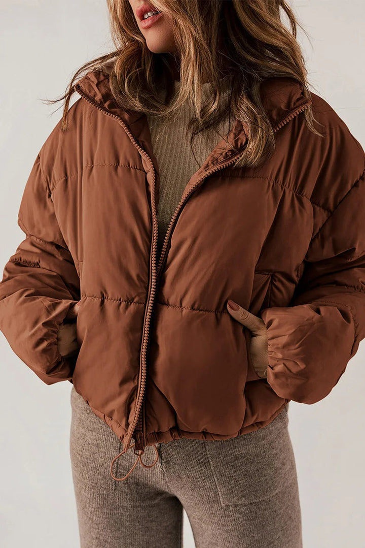 SUTTON - Puffer Jacket with Cinched Waist
