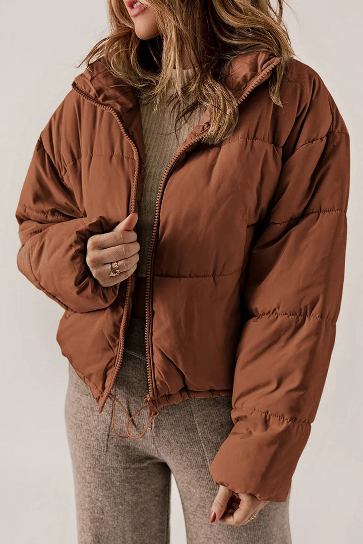 SUTTON - Puffer Jacket with Cinched Waist