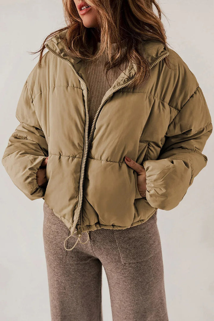 SUTTON - Puffer Jacket with Cinched Waist