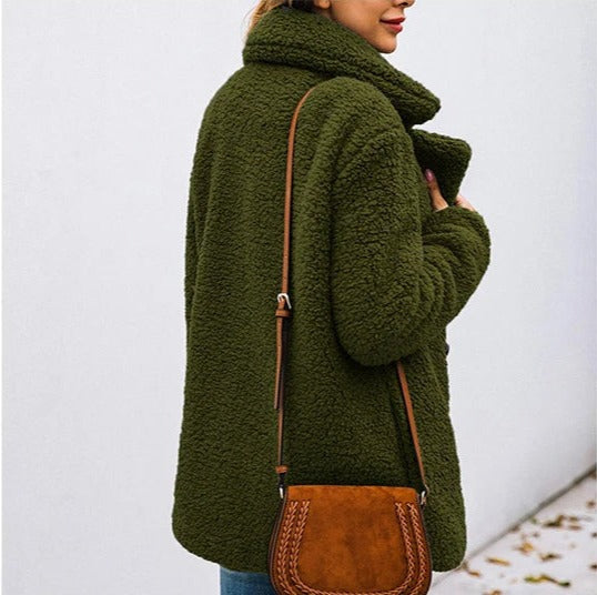 PRAE - Double-Breasted Teddy Coat