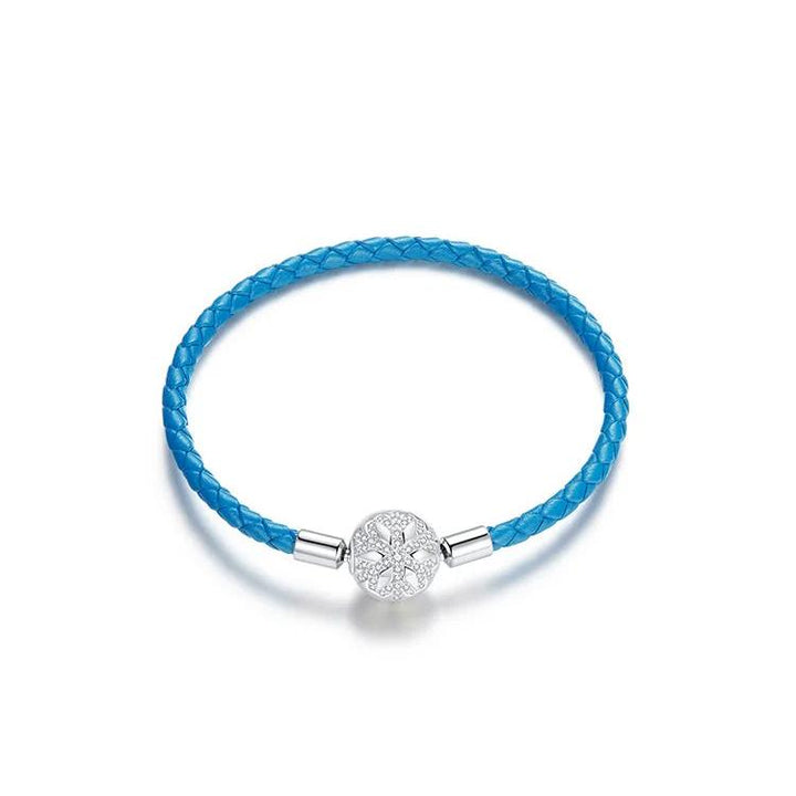 PND- Sterling Blue Leather Bracelet