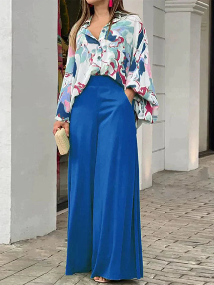 NEVIAH - Two Piece Floral Women's Set