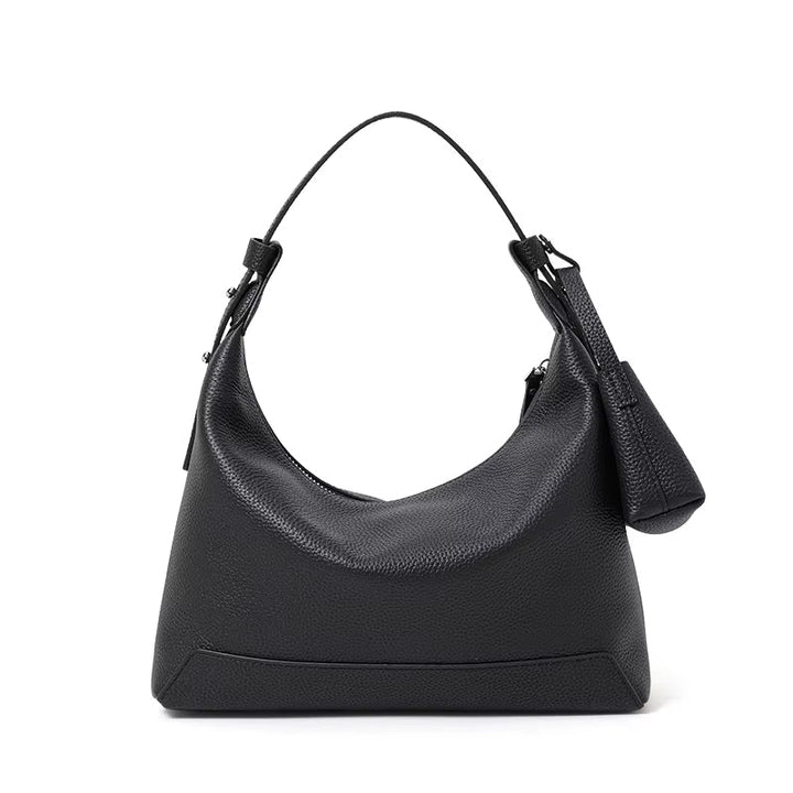 VINOL - Leather Hobo Shoulder Bag for Women