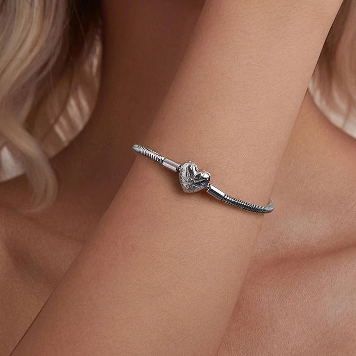 VI - Sterling Heart Charm Bracelet