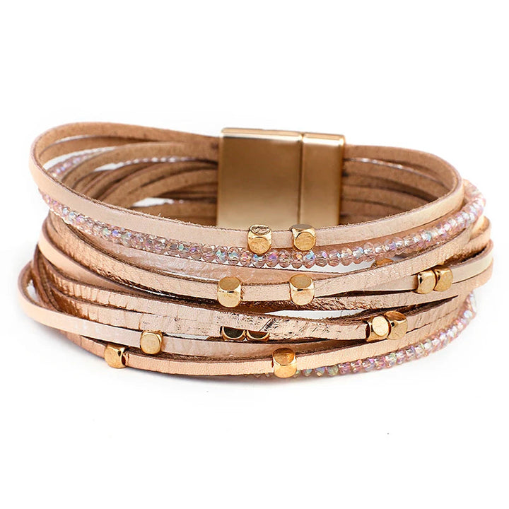 HANIF - Multi-Layer Vegan Leather Bracelet