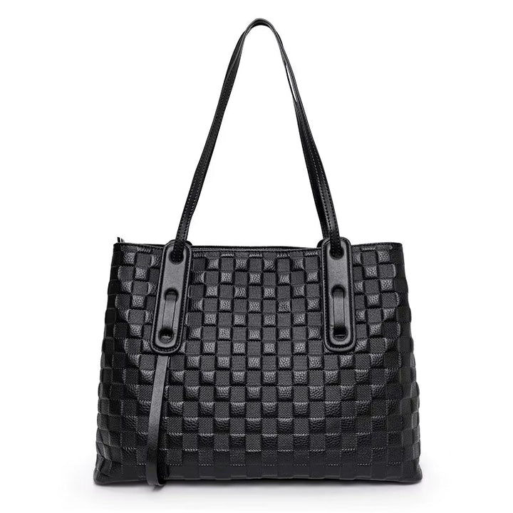 ANAISA - Woven Leather Shoulder Bag for Women
