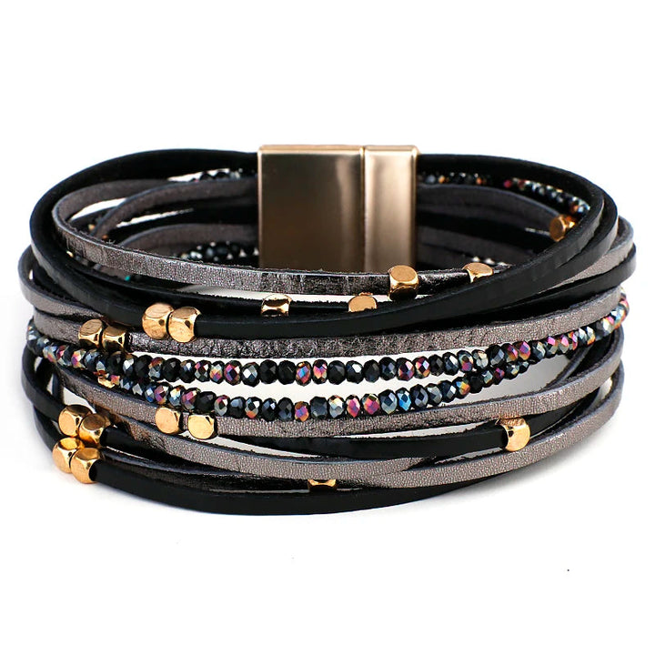 HANIF - Multi-Layer Vegan Leather Bracelet