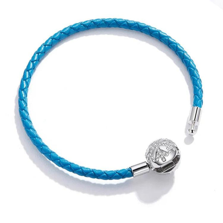 PND- Sterling Blue Leather Bracelet