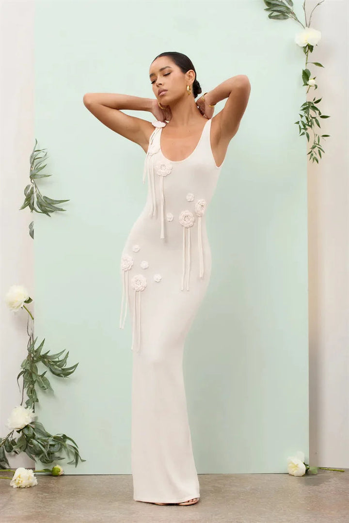 NALA - Maxi Dress with Floral Details