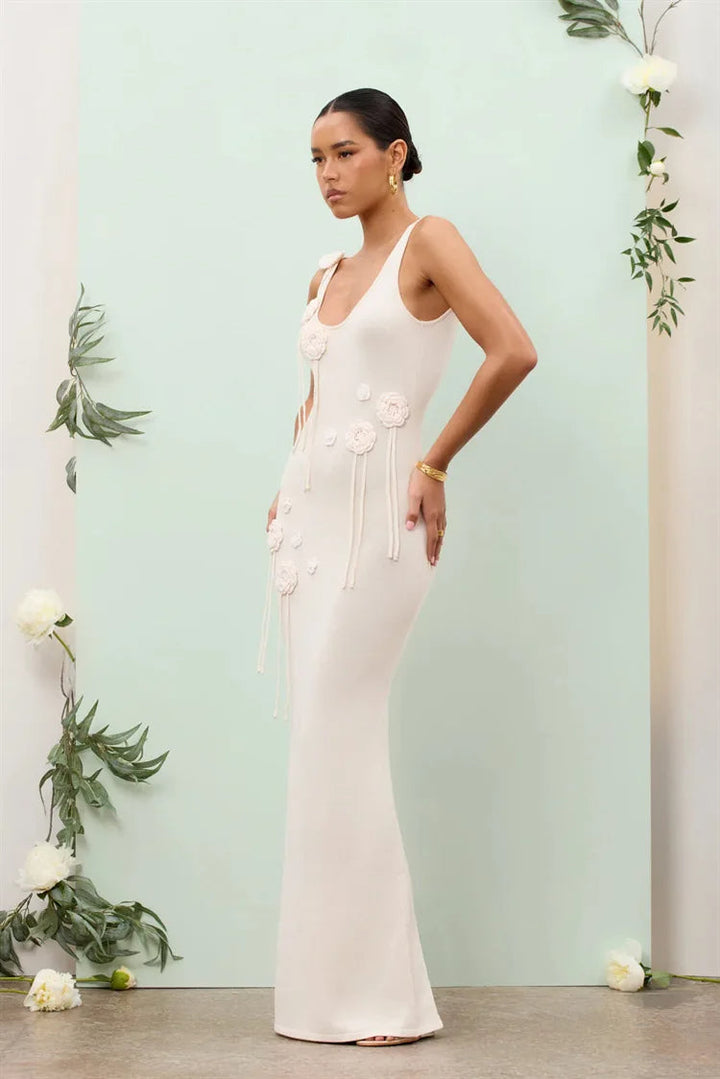 NALA - Maxi Dress with Floral Details