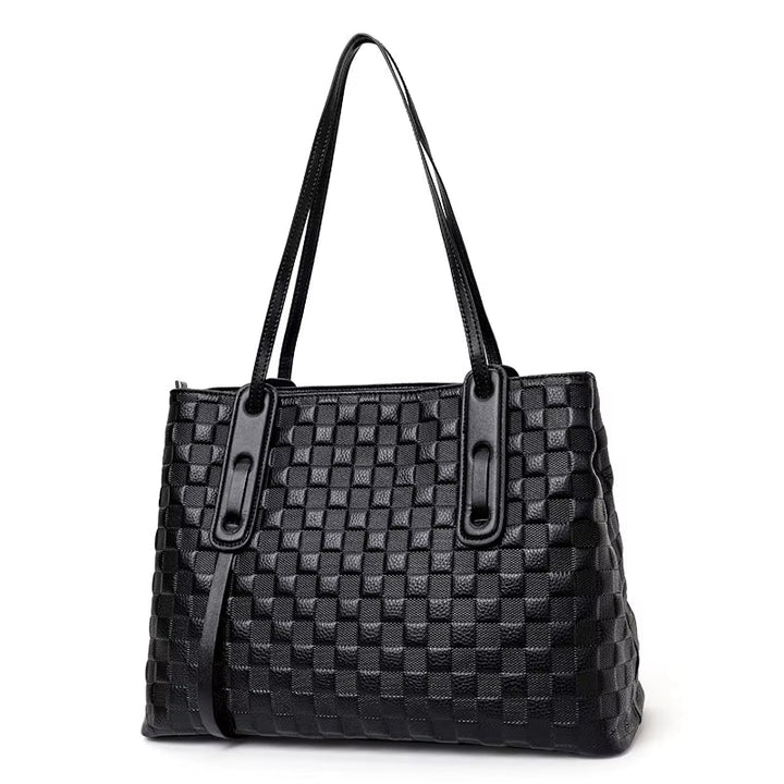ANAISA - Woven Leather Shoulder Bag for Women