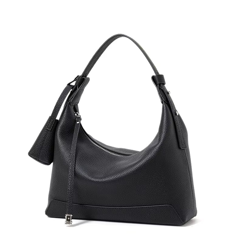 VINOL - Leather Hobo Shoulder Bag for Women