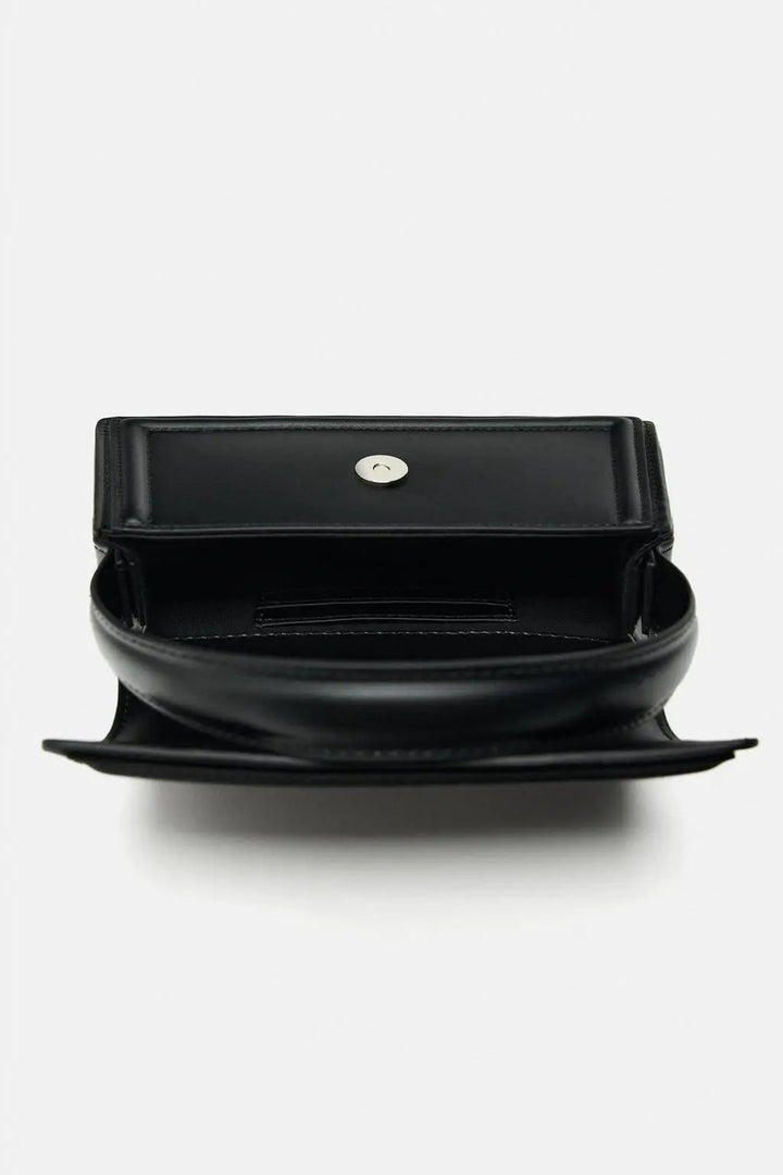 Mini Vegan Leather Box Bag