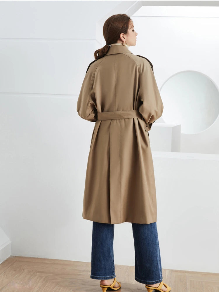 ERIN - Classic Belted Trench Coat