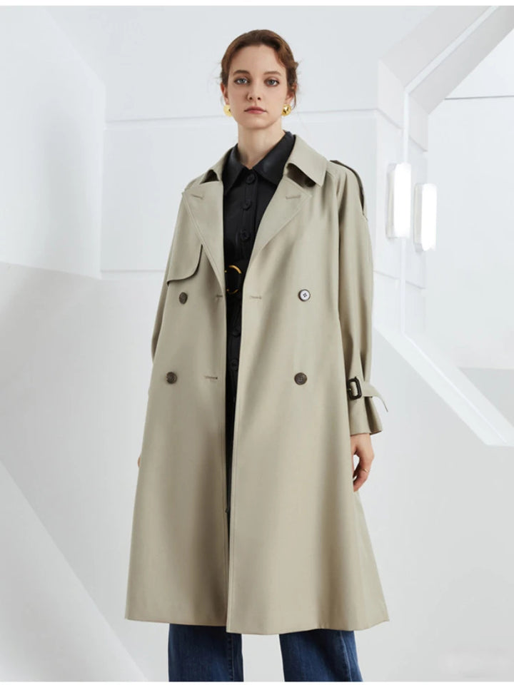 ERIN - Classic Belted Trench Coat