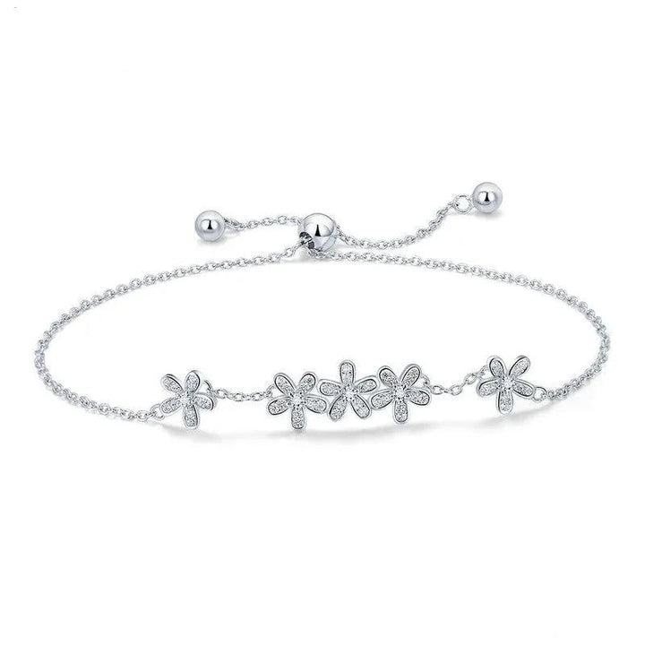 FLOWLY - Sterling Silver Flower Bracelet