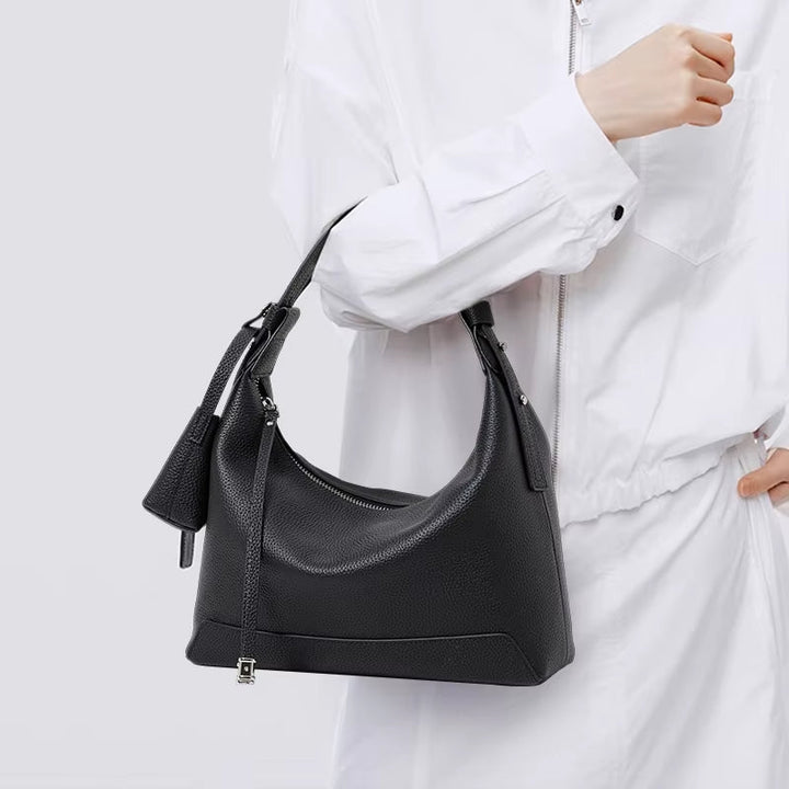VINOL - Leather Hobo Shoulder Bag for Women