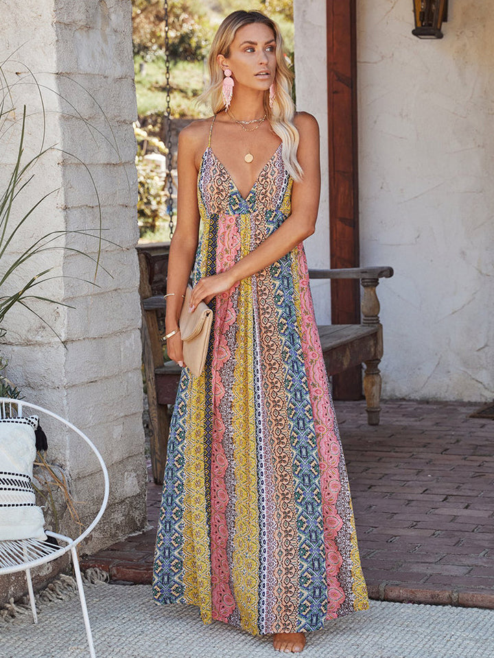 JUNO - Boho Summer Maxi Dress