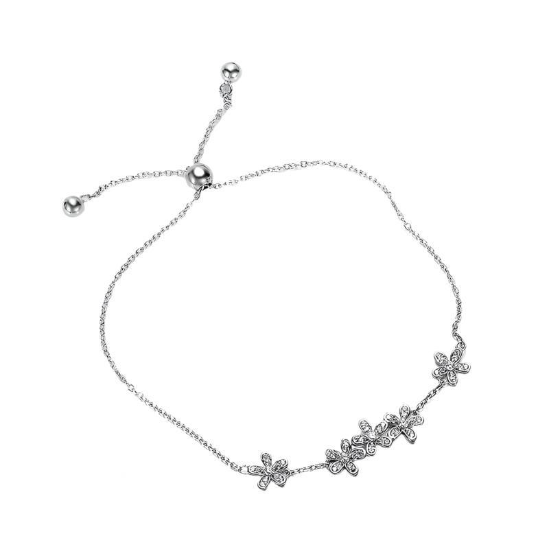FLOWLY - Sterling Silver Flower Bracelet