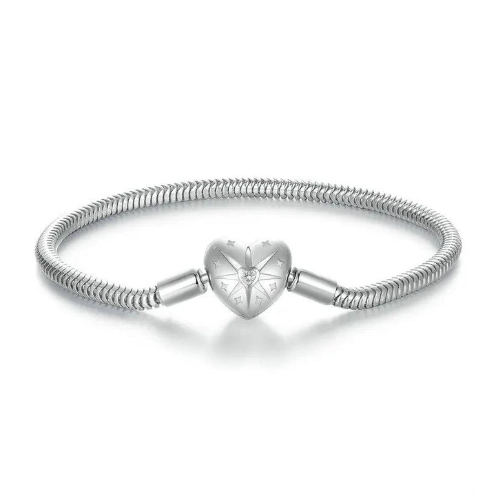 VI - Sterling Heart Charm Bracelet