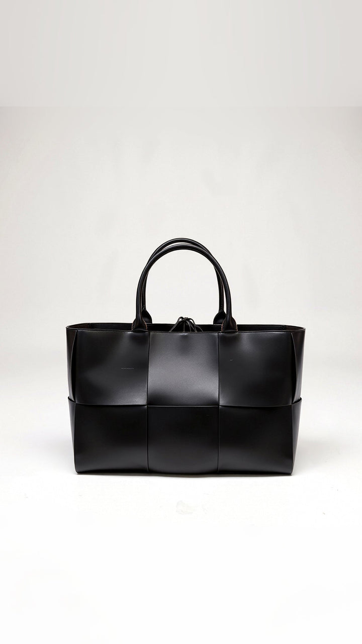 CRESSLER - Woven Luxe Structured Tote Bag