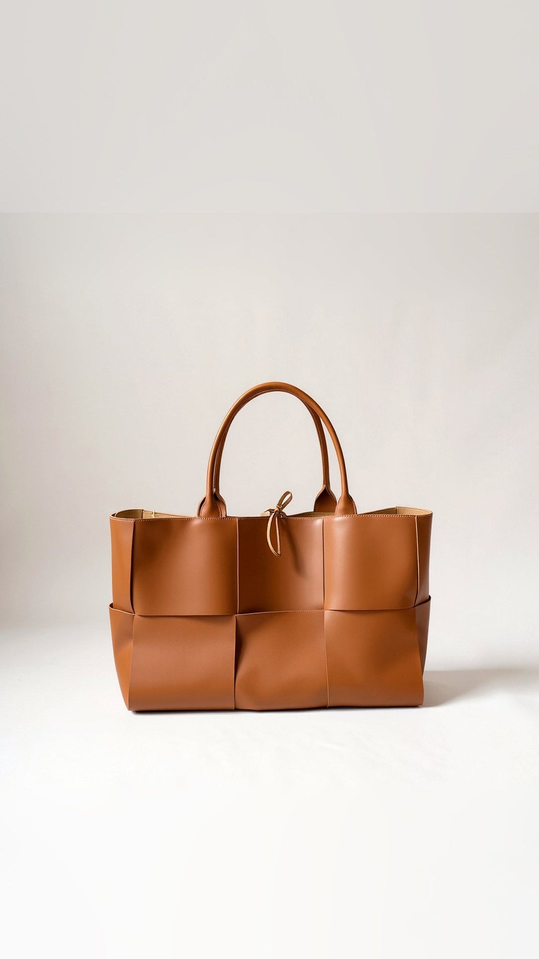 CRESSLER - Woven Luxe Structured Tote Bag